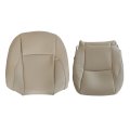 Driver Bottom And Top Lean Back Perforated Leather Seat Cover Tan For Lexus Es350 Sedan 2007 2008 2009 2010 2011 2012 