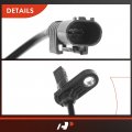 A-premium Rear Abs Wheel Speed Sensor Replaces A2305402017 A2305401617 Compatible With Mercedes-benz Models Sl500 2003-2006