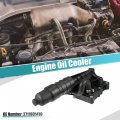 X Autohaux Car Engine Oil Cooler Housing With Gasket Assembly For Mercedes-benz C250 2012-2015 Slk250 2711801410