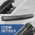 Auto Dynasty Non Air Intake Cutout Front Bumper Impact Face Bar Compatible With Chevy Silverado 1500 2007-2013 Matte Black