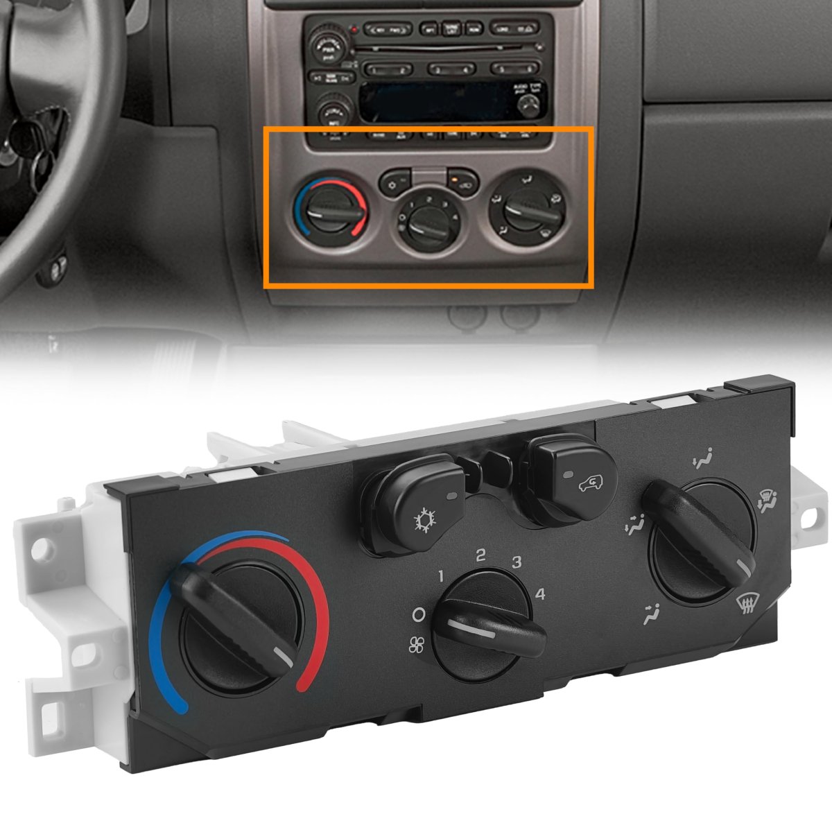 Dimeani Climate Control Module Heater A C Ac For Chevy Chevrolet Colorado Gmc Canyon 2004 2005 2006 2007 2008 2009 2010 2011