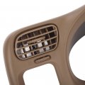 G-plus Dash Trim Bezel Cover Single Din Beige Compatible With Chevy Blazer S10 Gmc Jimmy S15 Sonoma 1998 1999 2000 2001 2002