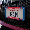 New York Rangers Grill Stripe License Plate Tag Frame 