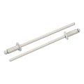 100pcs 3 32 X1 4 Aluminum Dome-head Blind Rivets Open-end Type For Diy Sheet Metal Automotive Repairs Furniture Boat And Duct 