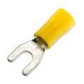 Xscorpion St10y Yellow Spade Terminals 10 12 Gauge 100 Per Bag 