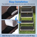 Waterwich Rv Step Covers 4 Pack Stair Rug For Mobile Home Camper Trailers 19 5 X 7 5a