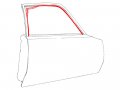 Door Glass Run Weatherstrip Seals Front Or Rear Left Right Pair 1970-77 Maverick Comet Ebd1dz-5421596pr