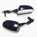 Xkh- Black Racing Mirror Compatible With Cbr Ninja Zx Gsxr Katana Hayabusa Yzf R1 Rearview Motorcycle B075vp1l65