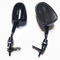 Xkh- Black Racing Mirror Compatible With Cbr Ninja Zx Gsxr Katana Hayabusa Yzf R1 Rearview Motorcycle B075vp1l65