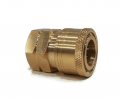 The Rop Shop 3 8 Fpt Brass Quick Connect Coupler For Pressure Power Washing Attachments