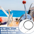 Uxcell 2pcs 13ft 157 Inch Marine Type 3300 33c Throttle Shift Remote Control Box Cable W Clevis For Yamaha Outboard Engine Boat