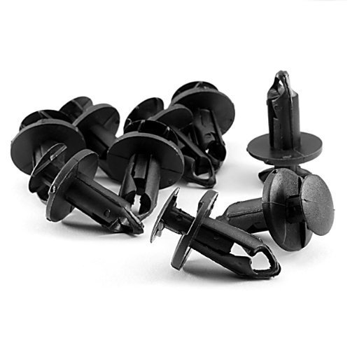 Plastic Fender Clip Body Rivet For Rzr Ranger 1000 900 850 800 700 Black 12 Pack