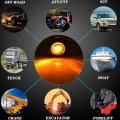 12v 3 4a A Round Clearance Led Front Rear Side Indicator Bullet Marker Light For Truck Rv Car Bus Trailer Van Caravan Boat