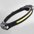 Led Headlamp Flashlight Type C Rechargeablelamps Inductive Switch Headlight Waterproof Adjustable Head Lamp 1200mah Head Light