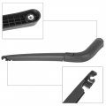 X Autohaux Rear Windshield Wiper Blade Arm Set For Chevrolet Spark 2010-2015 380mm 15inch