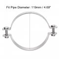 Uxcell Wall Mount Ceiling Pipe Support 304 Stainless Steel Bracket Clamp For 119mm