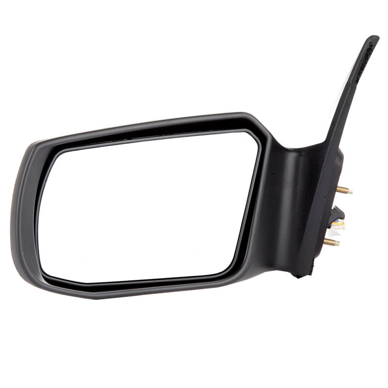 Black Left Side Mirror Fit For 2007-2012 Nissan Altima Smooth Glass Non-folding Non-heated