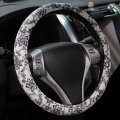 Aotomio Chinoiserie Steering Wheel Cover For Women And Girl Universal Printing Car Protector Fit 15 Inch Anti-slip Chinese 