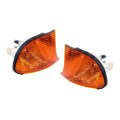 Bmw 325ci 330ci M3 2002 2003 Coupe Convertible Corner Lights Driver And Passenger Side Pair Amber Lens  With Bulb Replacement 