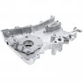 A-premium Engine Timing Chain Cover With Oil Pump Compatible Nissan Sentra 1995-1999 200sx 1995-1998 L4 1 6l Dohc Ga16de