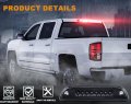 Led 3rd Brake Light For Toyota Tacoma 1995-2015 Signal Stop Cargo Third Tail Lamp Clear Lens Black Housing