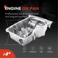 A-premium Engine Oil Pan Sump With Drain Plug Compatible Ford Escape 2013-2019 Fusion Edge Focus Taurus Explorer Transit
