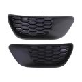 Fog Light Covers For Dodge Grand Caravan 2011 2020 Front Driver And Passenger Side Pair Black Replacement 68100708aa 68100709aa 