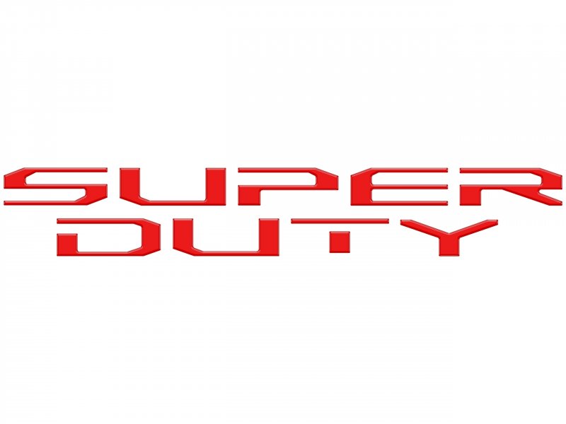 Tailgate Letter Inserts For 2023-2024 Super Duty