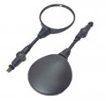 Okstno Motorcycle Folding 8mm 10mm Round Rear View Mirrors Mirror Adaptor Universal Atv For Yamaha Kawasaki Suzzuki Chopper 