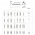 Black Left Threaded Hex Hexagon Socket Cap Screws Reverse Tooth Thread Cup Head Allen Bolts Din912 Grade 12 9 M5-m12 Size