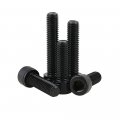 Black Left Threaded Hex Hexagon Socket Cap Screws Reverse Tooth Thread Cup Head Allen Bolts Din912 Grade 12 9 M5-m12 Size