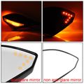 Black Integrated Amber Led Turn Signal Blinker Rearview Side Mirrors Smoke Lens Arrow Accent Light For Honda Cbr 600 929 954