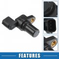 A Absopro Car Transmission Speed Sensor No Mr567292 For Mitsubishi Galant 1999-2011 Plastic Black