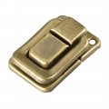 Uxcell Toggle Catch Lock 38mm Retro Decorative Brass Hasp W Screws For Suitcase Chest Trunk Latch Clasp Pack Of 2