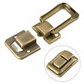 Uxcell Toggle Catch Lock 38mm Retro Decorative Brass Hasp W Screws For Suitcase Chest Trunk Latch Clasp Pack Of 2