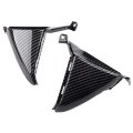 Letaosk 1pair Front Headlight Cover Fairing Trim Fit For Honda Cbr 600rr F5 2007-2012 