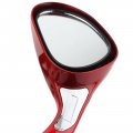 One Pair 8mm Rearview Mirrors For 50cc 70cc 90cc 110cc 125cc 150cc 250cc Scooters Moped Motorcycle Red