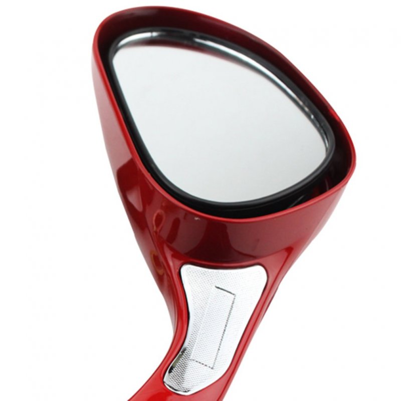One Pair 8mm Rearview Mirrors For 50cc 70cc 90cc 110cc 125cc 150cc 250cc Scooters Moped Motorcycle Red