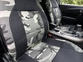Camerri Canvas Seat Covers Fit For 2016-2023 Toyota Tacoma Crew Cab Double Extended Access Front Pair Black Camouflage 4pcs