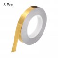 Uxcell 3pcs 0 8 Inch X 164ft Foil Self Adhesive Tile Sticker Gap Sealing Tape Strip Metalized Polyester Film For Graphic Arts