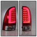 Acanii For 2005-2015 Toyota Tacoma Red Lens Led Tube Tail Lights Lamps 05-15 Left Right