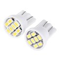 Ocpty T10 Wedge 147 W5w Interior White Bulbs 2 Pack For Dome Map License Plate Light 