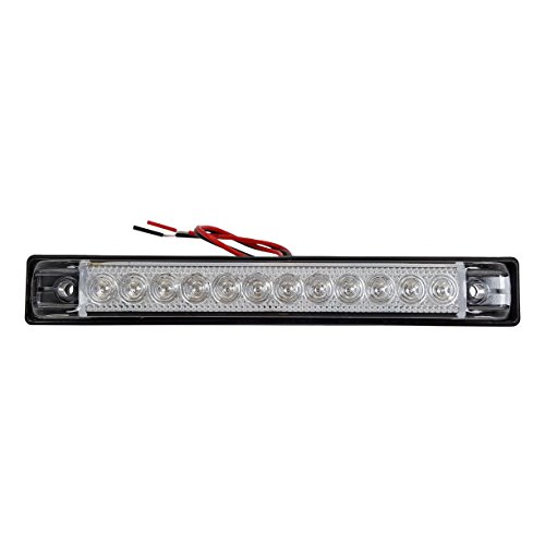 2 Pack 6 X1 Red Led Slim Line Utility Strip Lights 12 Leds Rv Boat