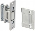 Rockwood 590 26d Brass Roller Latch With Cast Strike 1 Width X 3-3 8 Length 1-11 16 2-1 4 Satin Chrome Plated Finish 