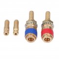 Yuecoom Quick Fitting Hose Connector Water Cooled Gas Adapter Brass Connect Fittings For Tig Welding Torch