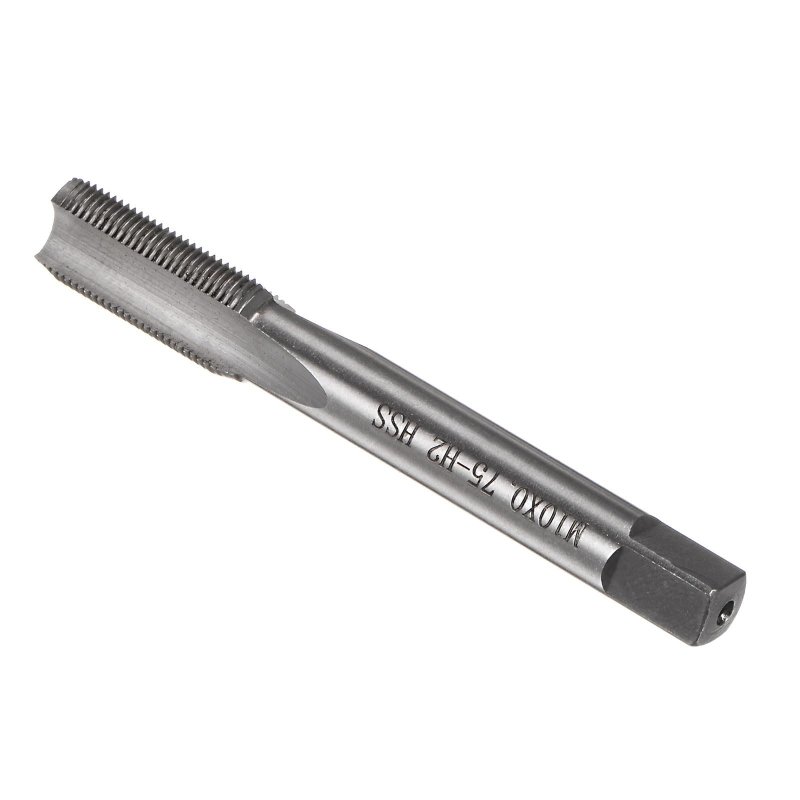Metric Machine Thread Tap M10 X 0 75 H2 High Speed Steel Straight Flutes Screw Tapping Threading Machinist Repair Diy Tool 2pcs