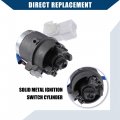 Hihaha No 81920-1ea00 Car Ignition Switch Lock Cylinder With 2 Key For Hyundai Accent Sedan 2006-2011 Steering Set Durable 1