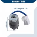Hihaha No 81920-1ea00 Car Ignition Switch Lock Cylinder With 2 Key For Hyundai Accent Sedan 2006-2011 Steering Set Durable 1
