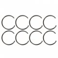 Labwork 4 Set Pistons Rings Kit 12578324 12578326 Replacement For Buick Chevy Gmc Pontiac Saturn 2 4l