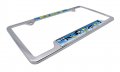 Tweety Sylvester Chrome Open License Plate Frame